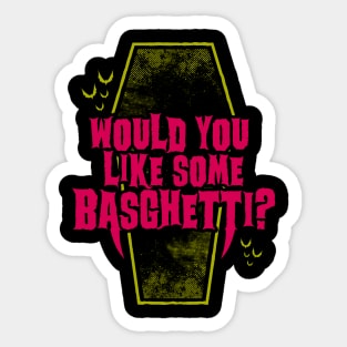 Basghetti - Funny Goth Quote Sticker